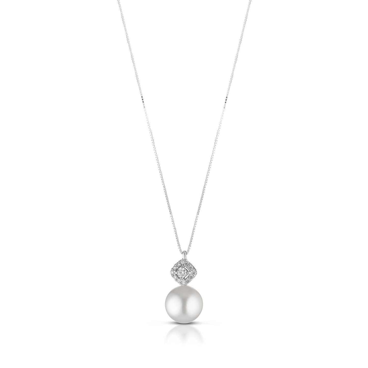 COSCIA - Collana con Perla e Diamanti