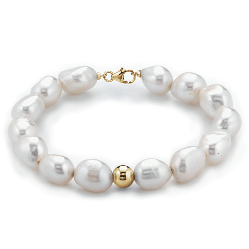 LELUNE - Baroque Pearls Bracelet