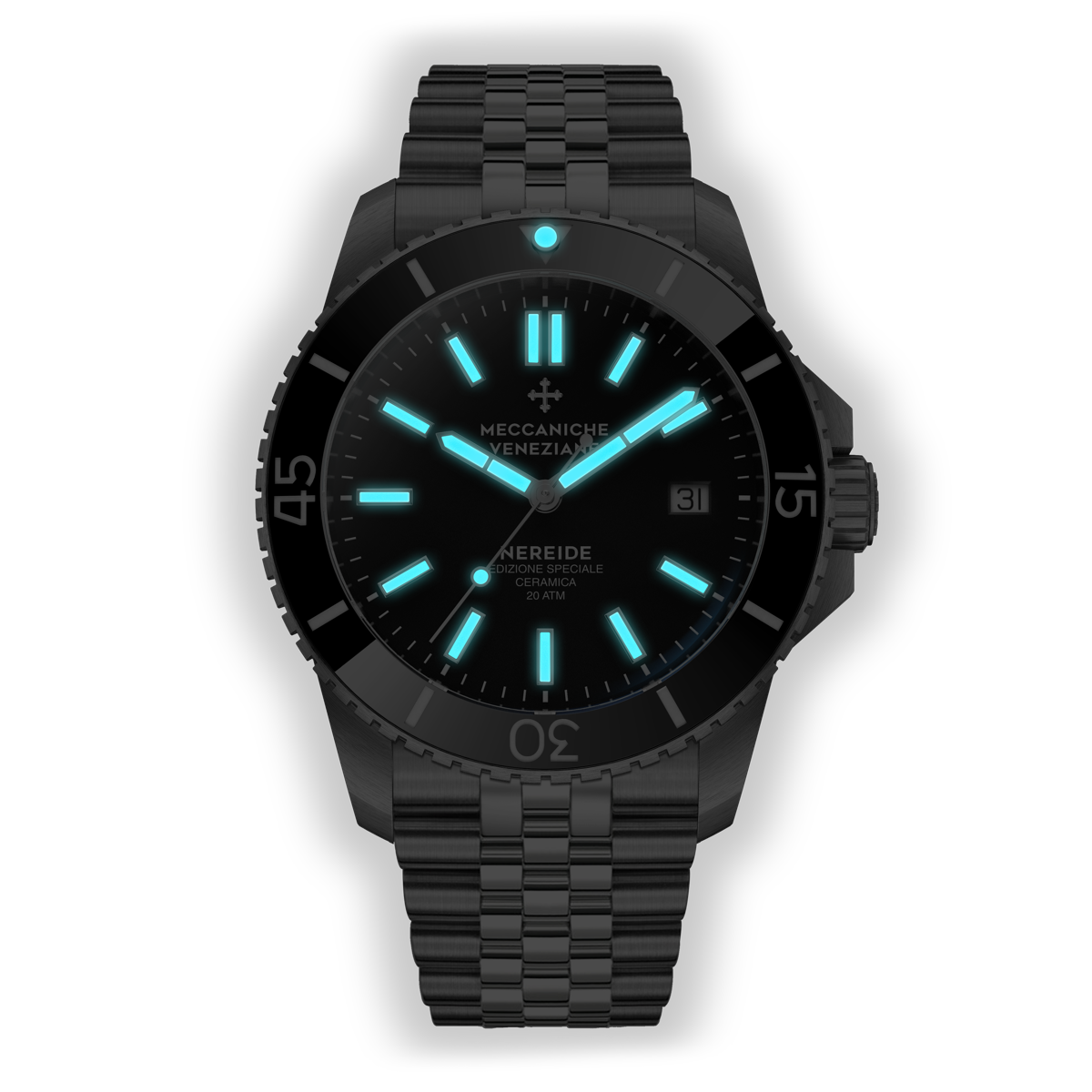 Meccaniche Veneziane NEREIDE Ø42MM Edizione Speciale Ceramica - Ardesia Jubilee