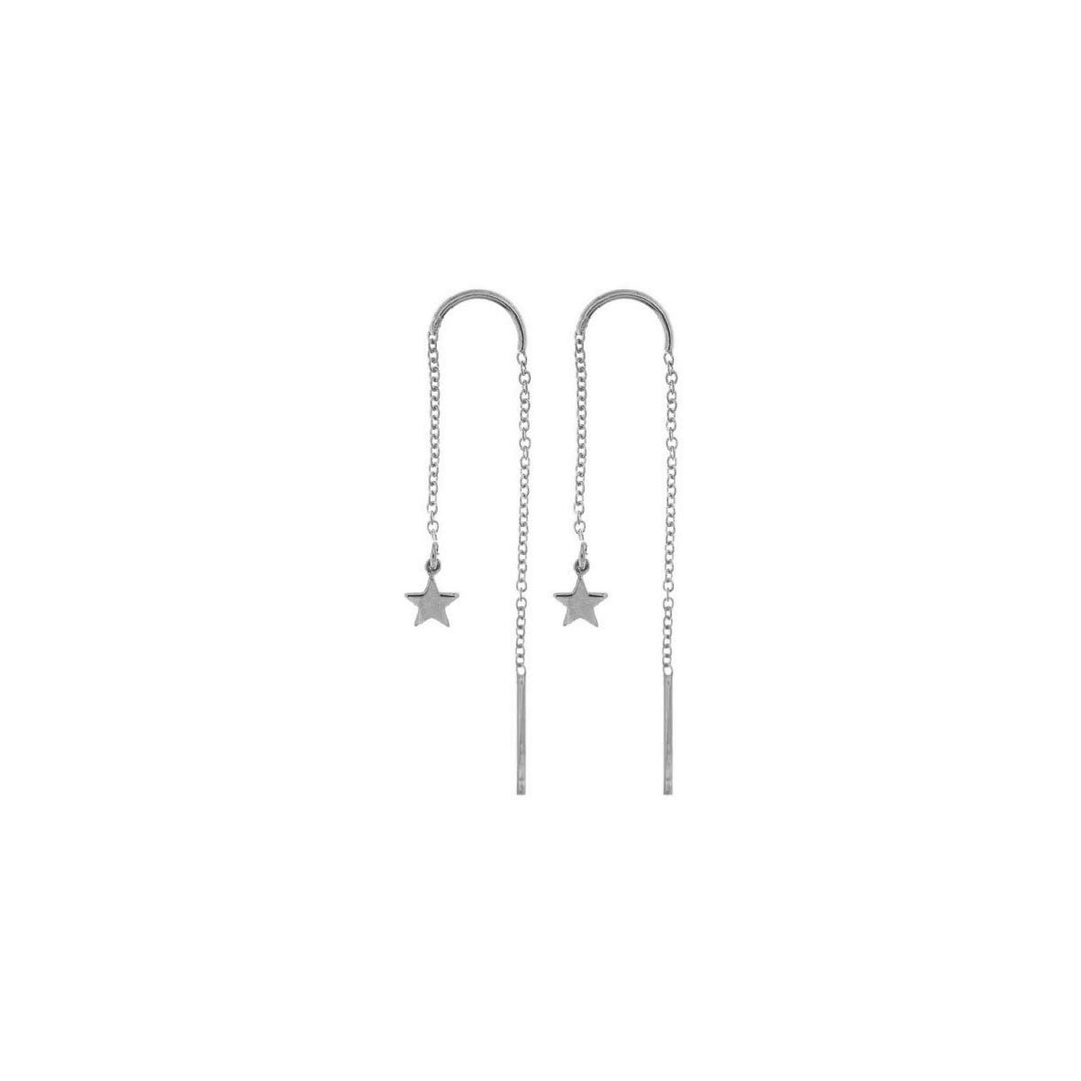 RUE DES MILLE - Earrings with Chain and Star