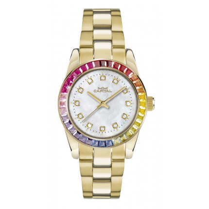 Capital - Orologio New York Donna Dorato