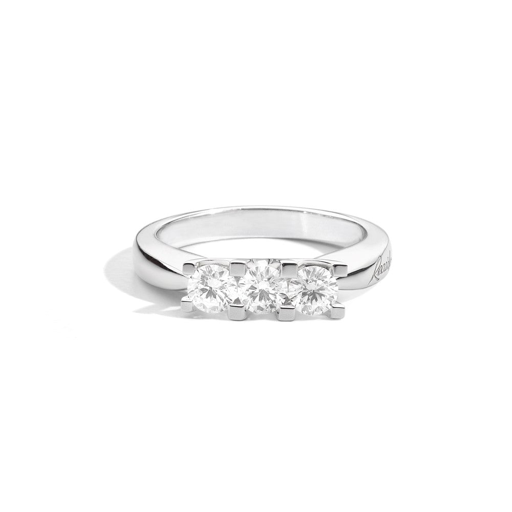 RECARLO - Anello Trilogy con Diamanti