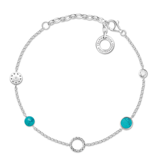 Thomas Sabo - Bracciale con Turchese per Charms