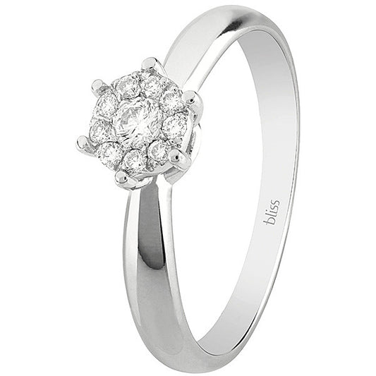 BLISS - Solitaire Ring with Diamonds