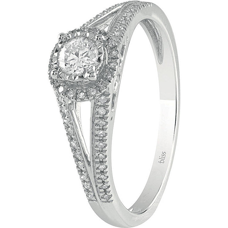 BLISS - Anello Solitario Diamanti