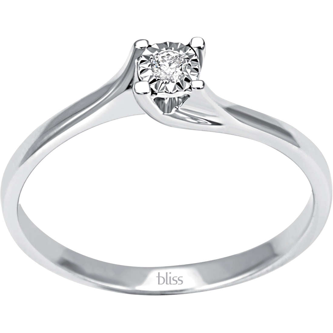 BLISS Anello solitario diamante Gioielli Venone