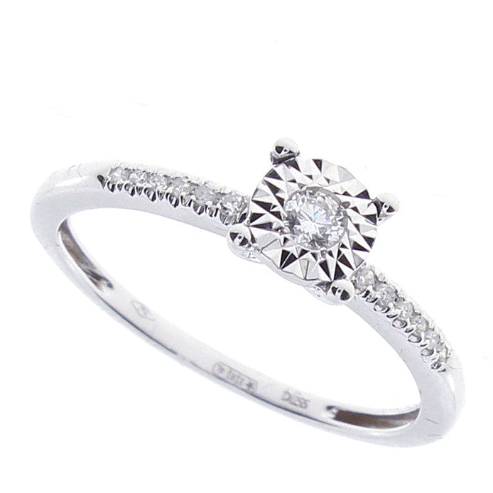 BLISS - Anello Solitario Diamante