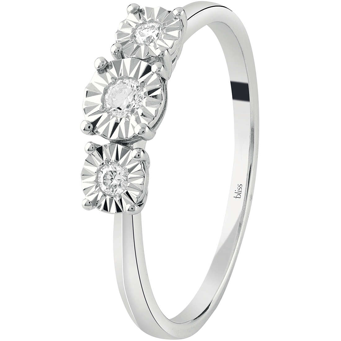 BLISS - Anello Trilogy con Diamanti