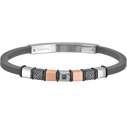 2JEWELS - Steel and Silicone Bracelet