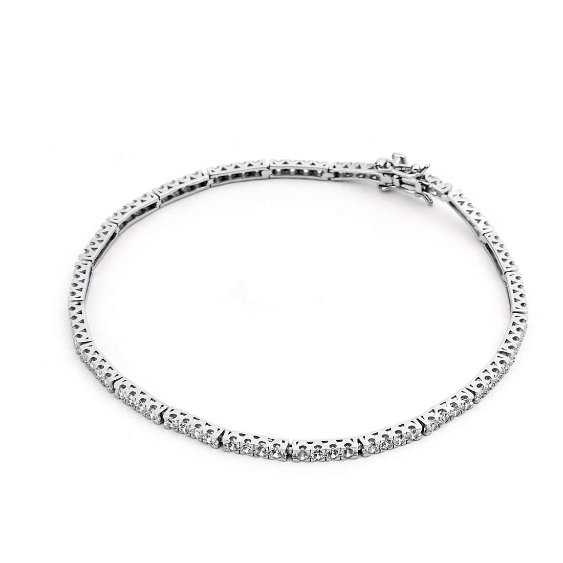 CESARE PACIOTTI - Tennis Bracelet with White Zircons