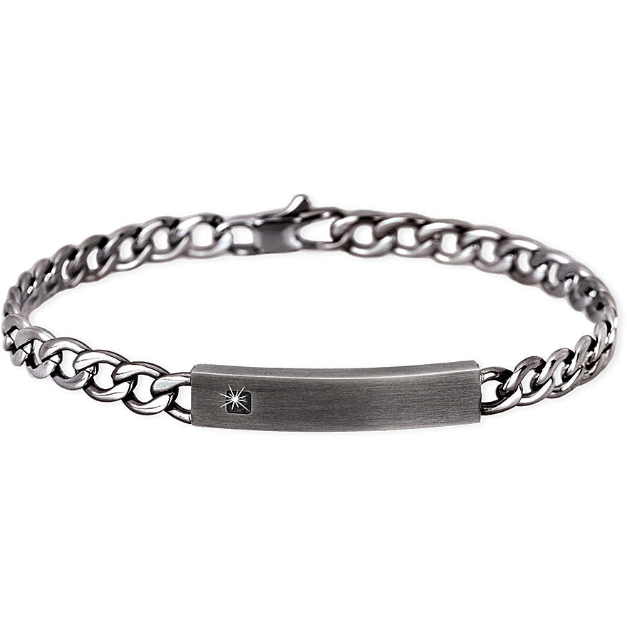 2JEWELS - Bracciale Acciaio Brunito