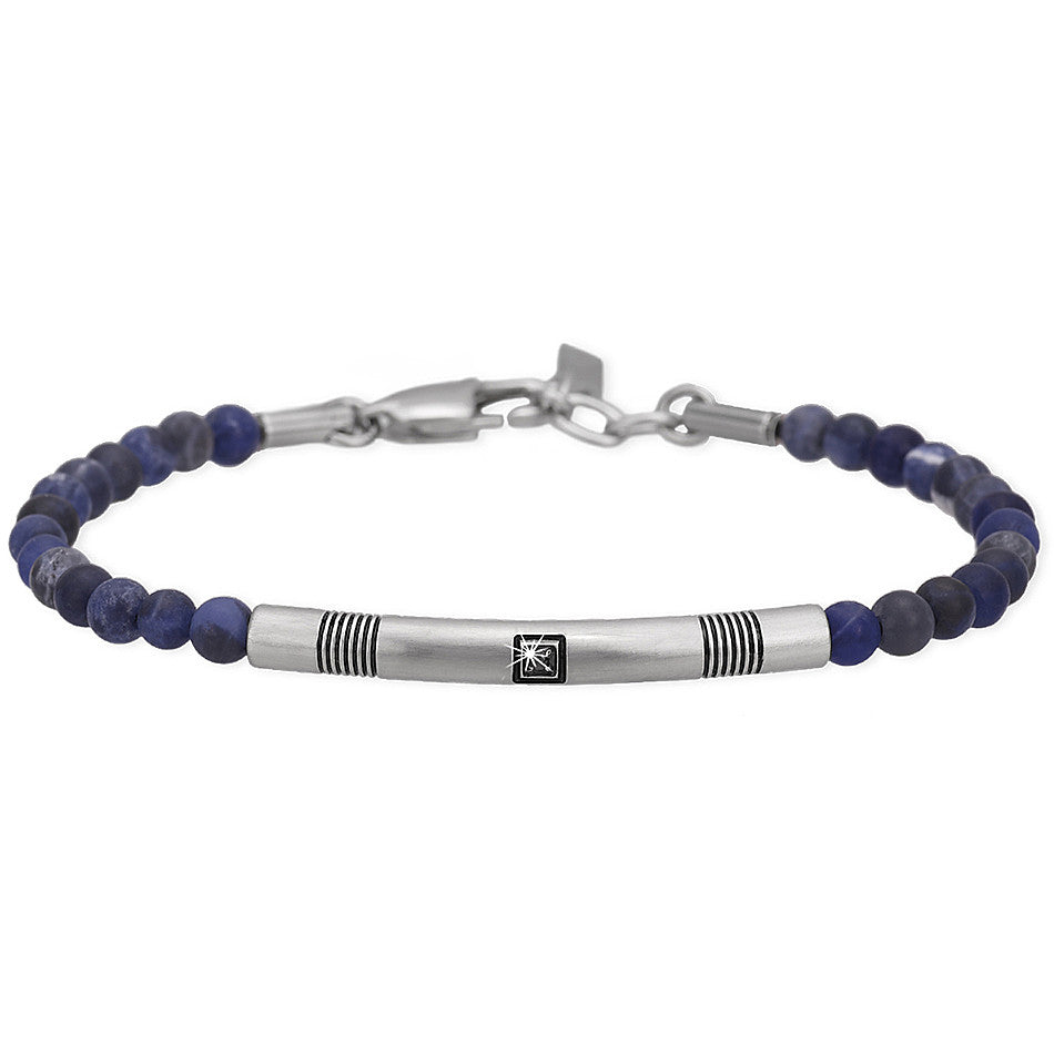 2JEWELS - Bracciale Acciaio e Sodalite