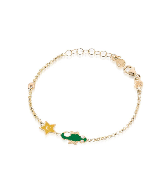 LeBebè - Bracciale Stella e Geko