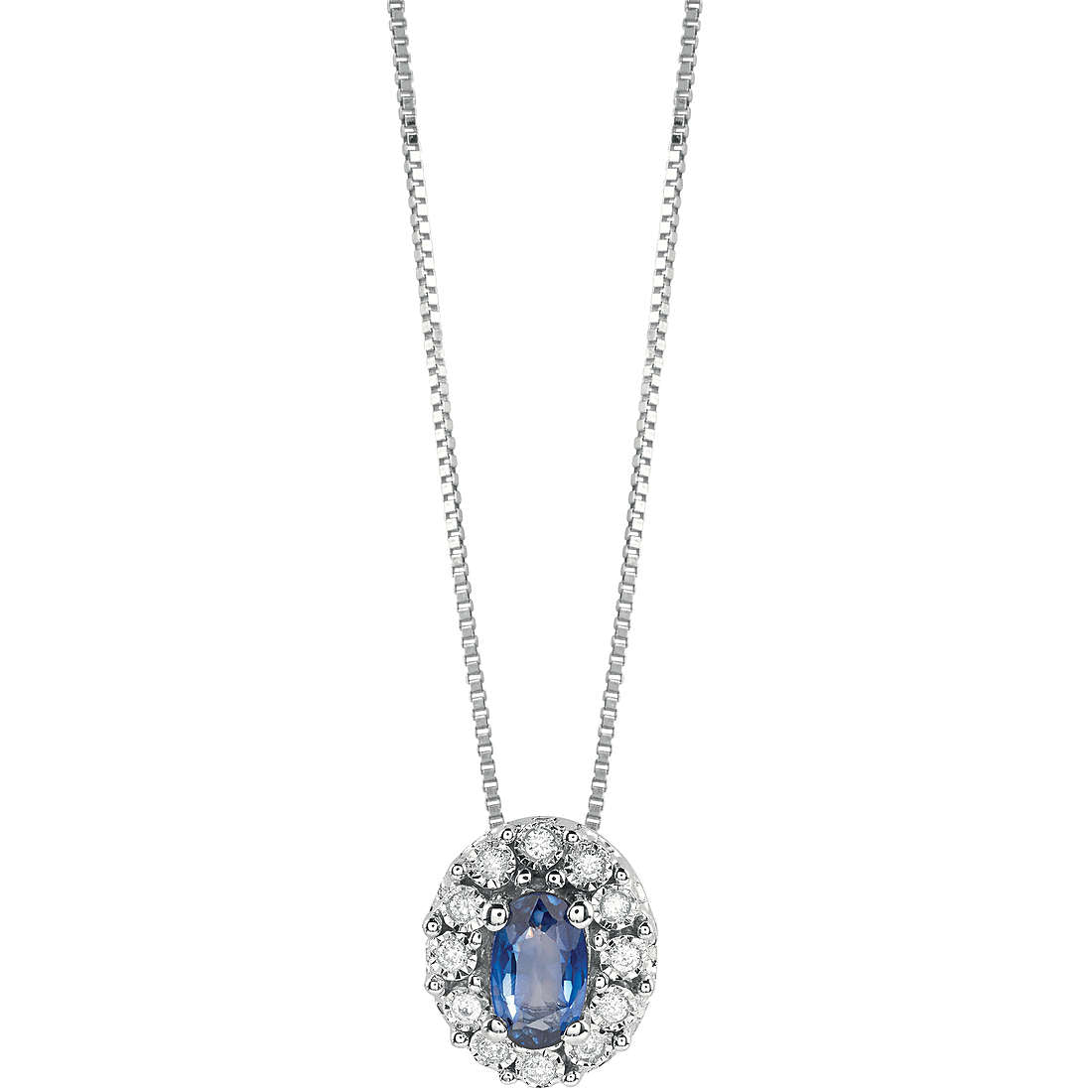 Bliss - Collana Zaffiro e Diamanti