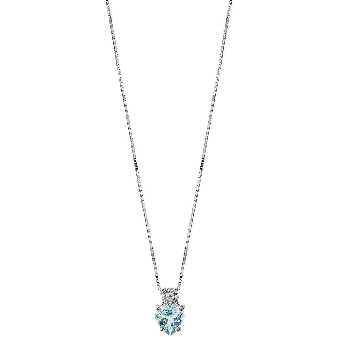 BLISS - Collana Diamante Acquamarina