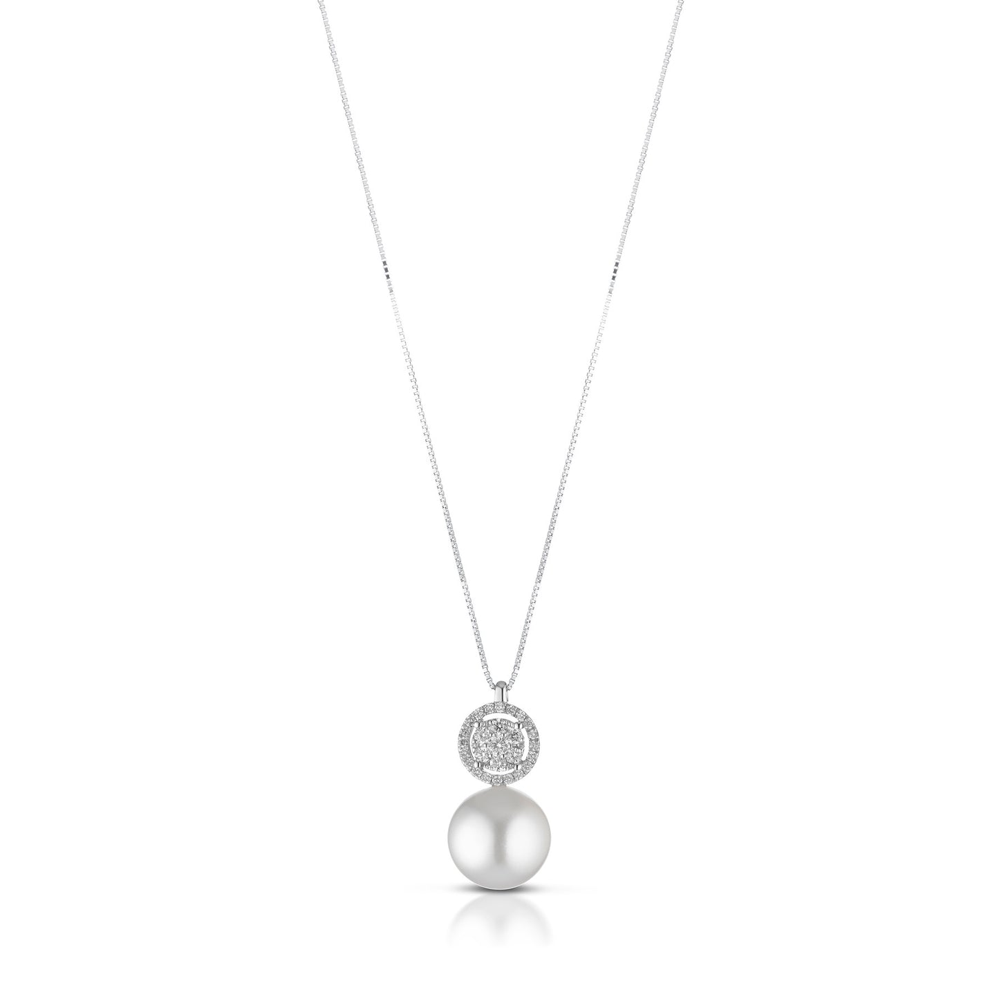 COSCIA - Collana con Perla e Diamanti