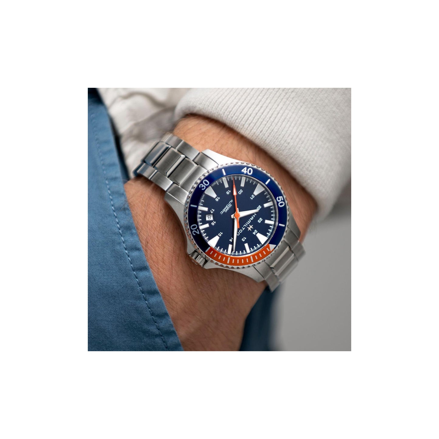 HAMILTON - Khaki Navy Scuba Auto