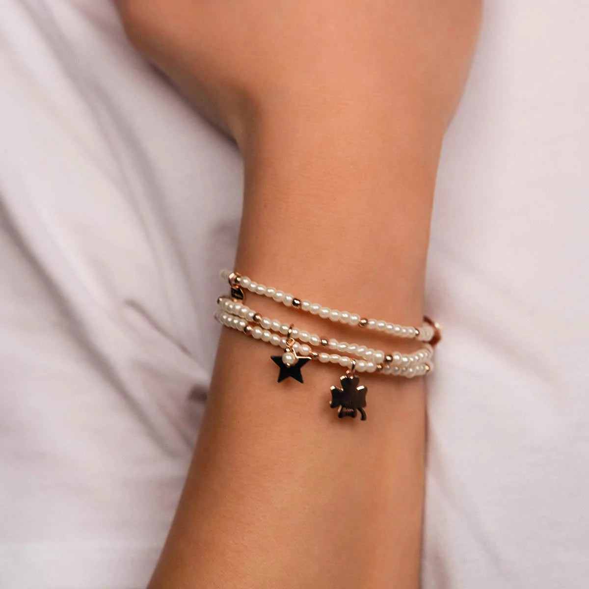 RUE DES MILLE - Bracciale Perle con Elastico