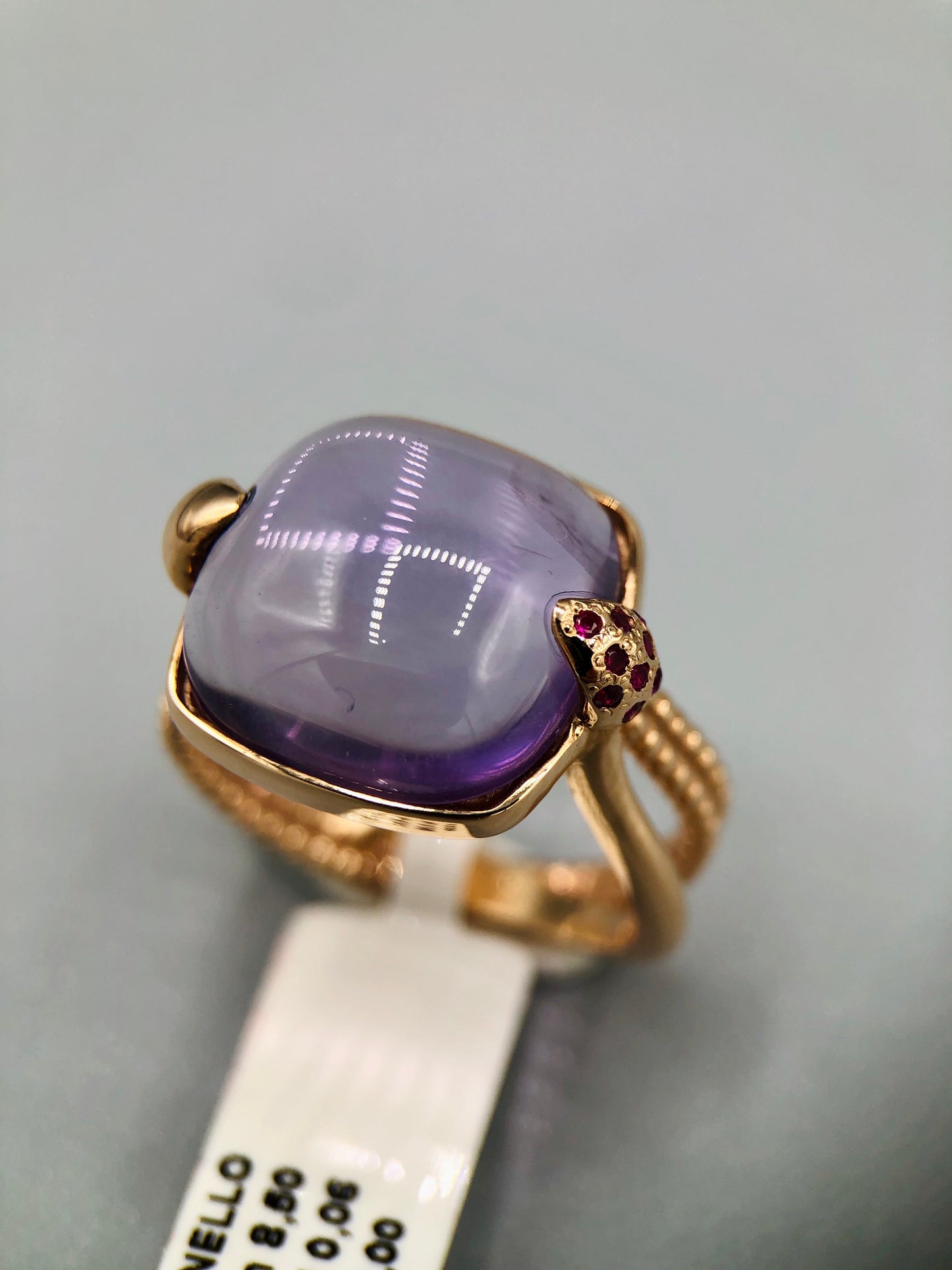 OneGioielli - Anello Ducale - Ametista e Rubini