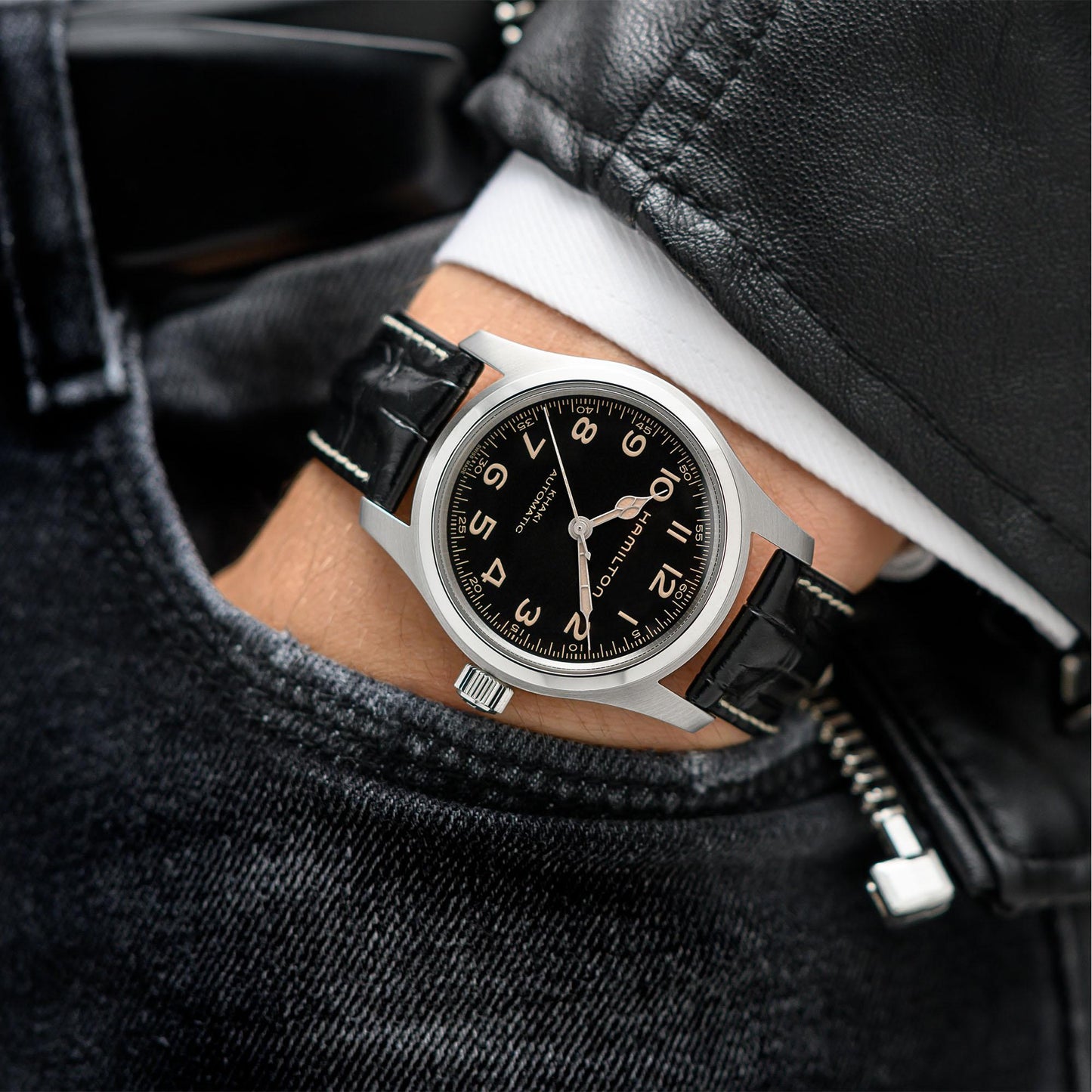 HAMILTON - Khaki Field Murph Auto - standard packaging