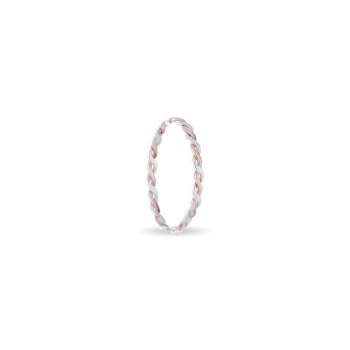 FILO D'AMORE - Anello Intrecciato