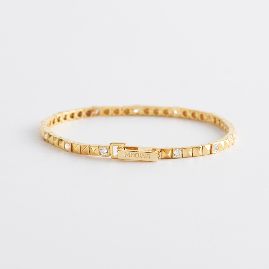 MABINA - Bracciale Borchie Dorato