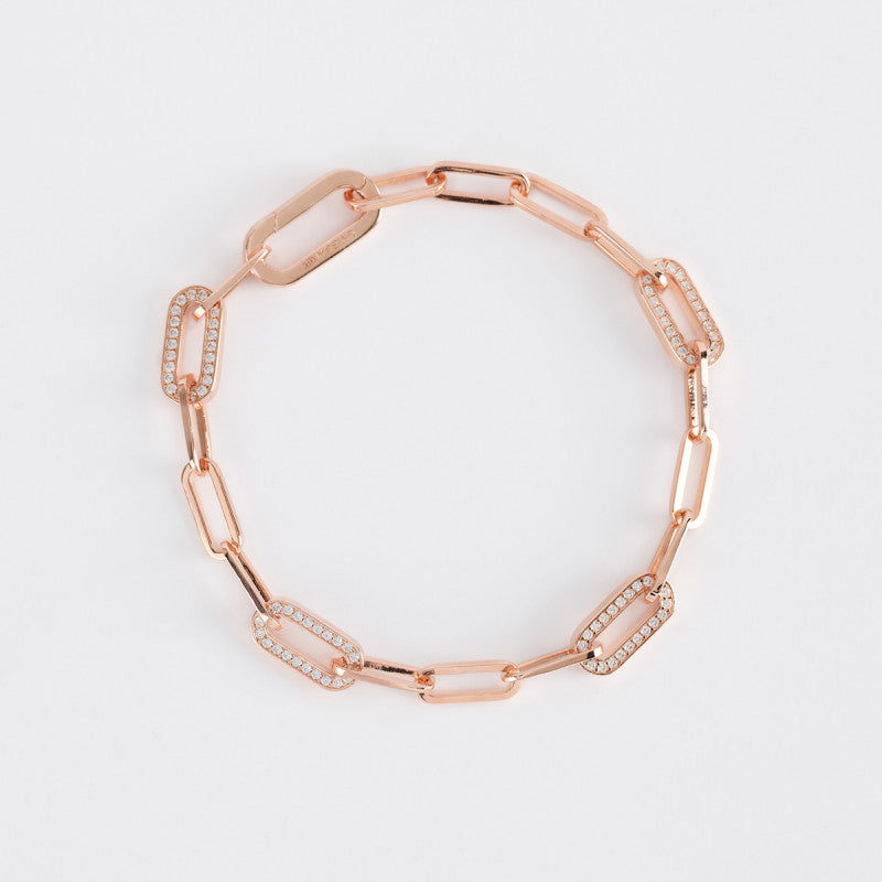 MABINA - Bracciale catena argento