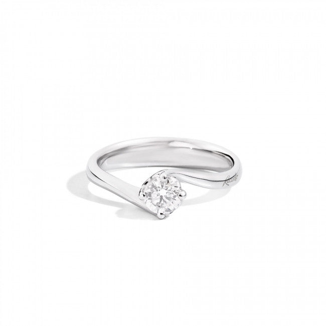 RECARLO - Anello Solitario Con Diamante