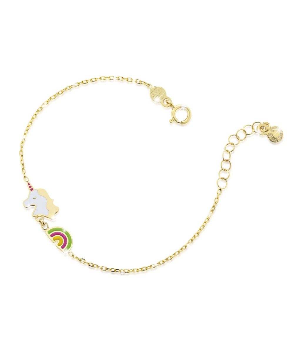 LeBebè - Bracciale Unicorno e Arcobaleno