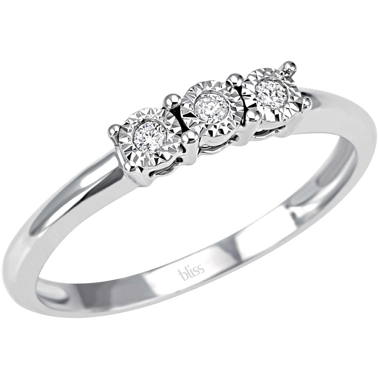 BLISS - Anello Trilogy RUGIADA Oro e Diamanti
