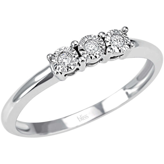 BLISS - Anello Trilogy RUGIADA Oro e Diamanti