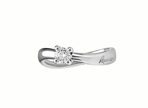 RECARLO - Anello Solitario con Diamante