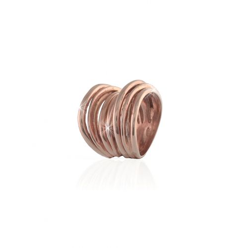 UNOAERRE - Anello Vortice Rose