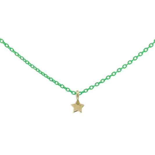 RUE DES MILLE - Collana girocollo Verde Fluo