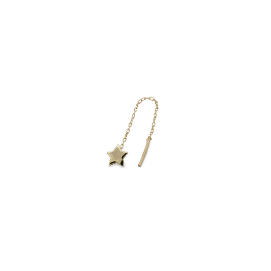 RUE DES MILLE - Mono-Orecchino Catenella 18 Kt