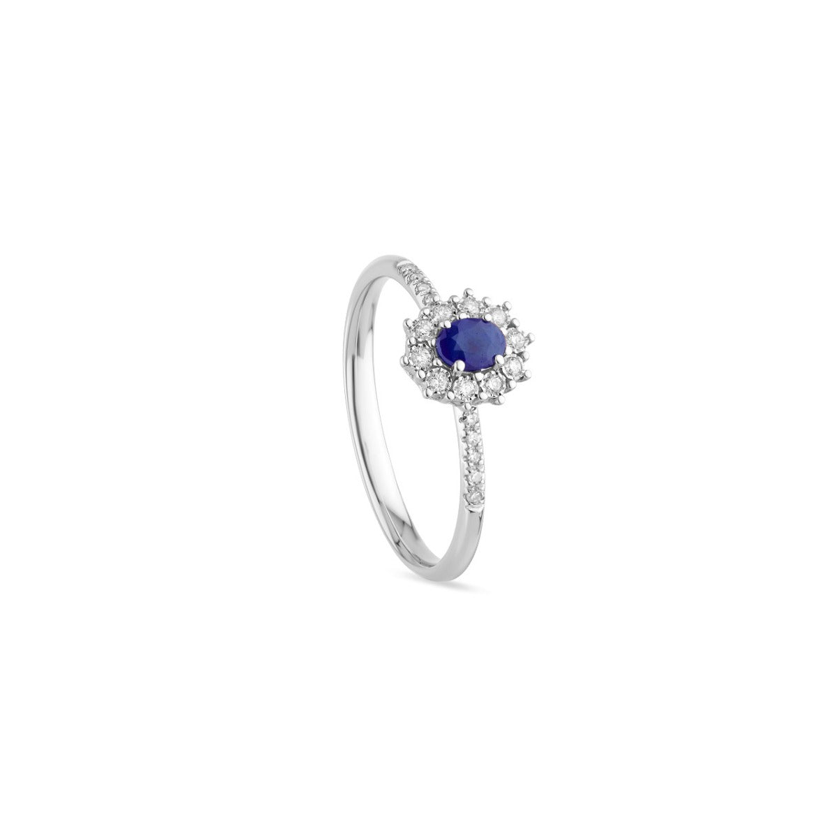 BLISS - Anello con Zaffiro e diamanti CHARLESTON