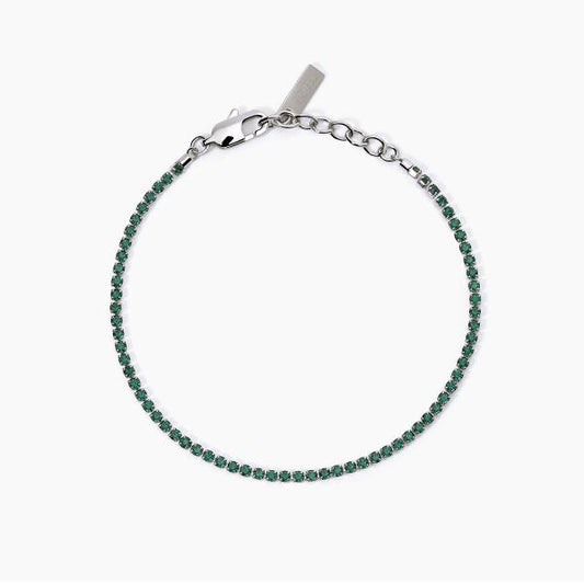 2JEWELS - Bracciale in acciaio 316L cristalli