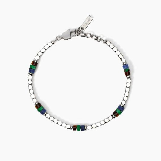 2JEWELS - Bracciale in acciaio 316L pietre