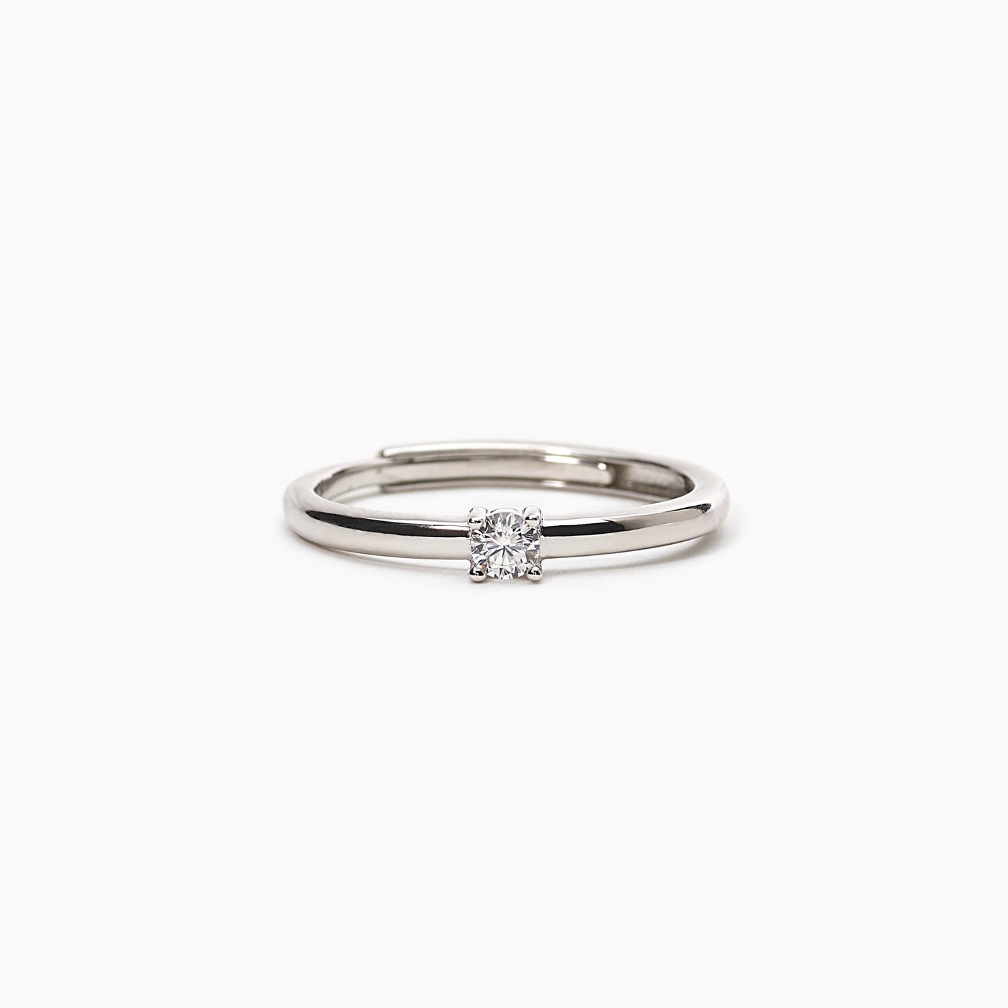 MABINA -Anello Solitario Argento