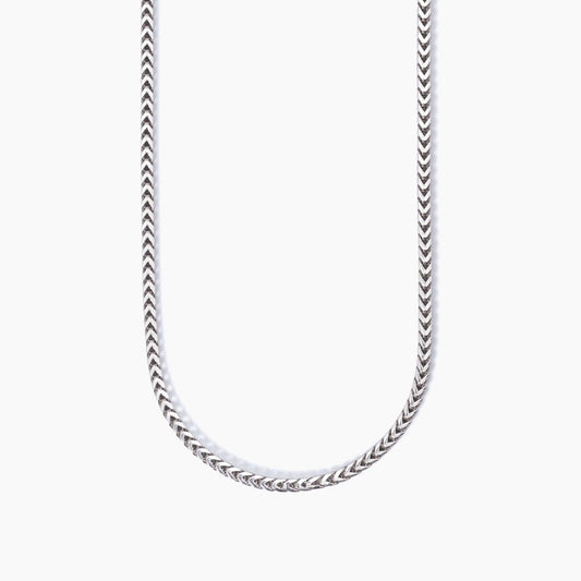 MABINA UOMO - Collana catena spigata V-SHAPE