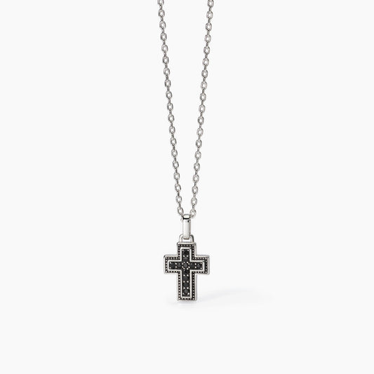 MABINA UOMO - Collana con ciondolo croce MYSTICAL