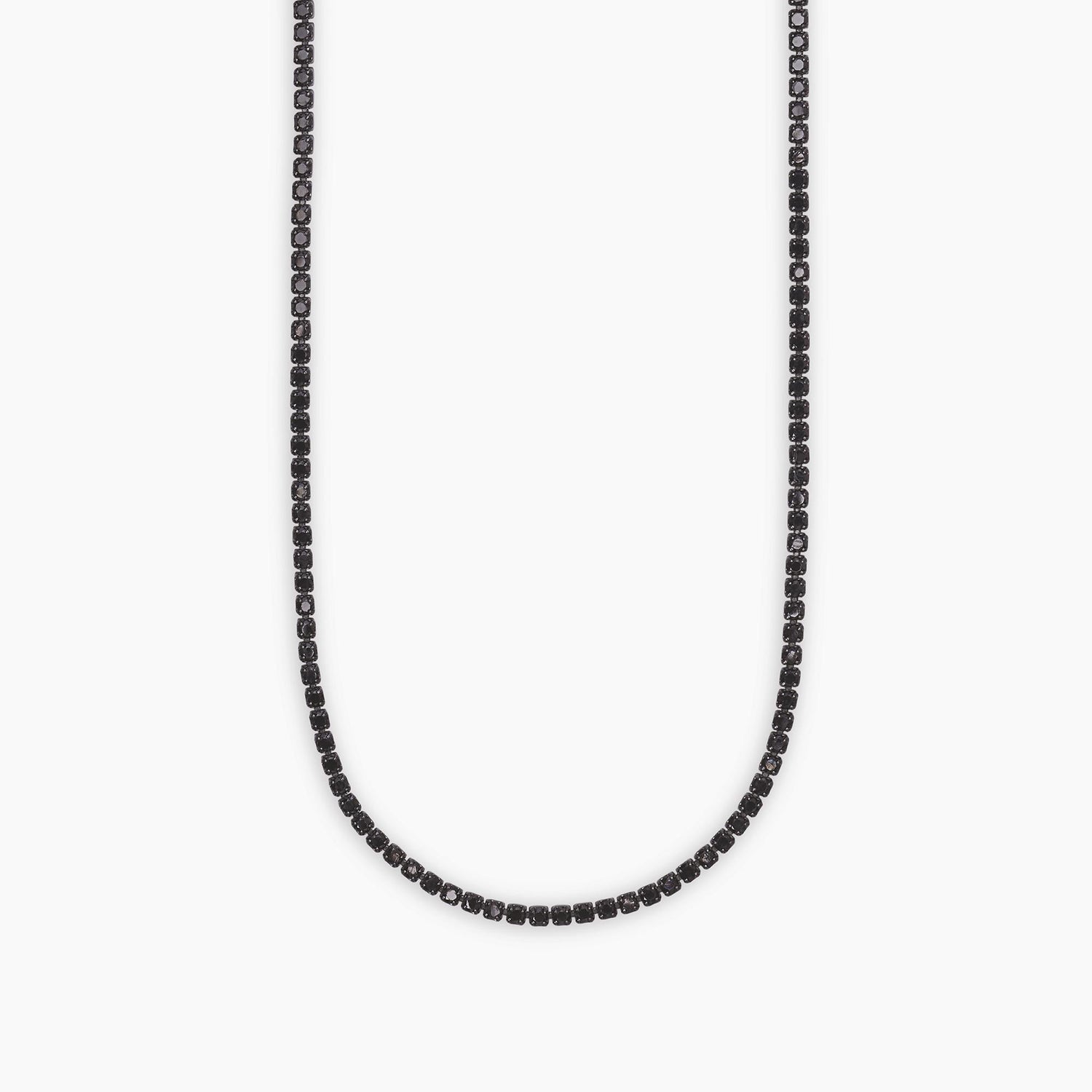 Collana tennis uomo diamanti neri hotsell