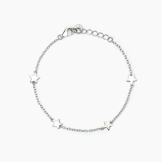 MABINA JUNIOR - Bracciale in argento con stelline