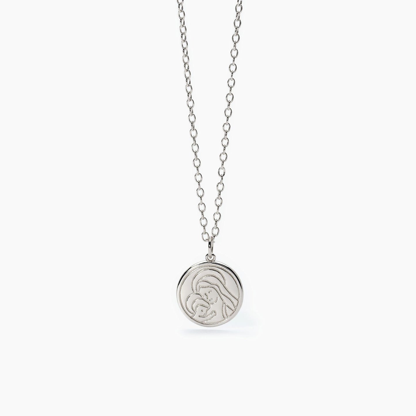 MABINA JUNIOR - Girocollo in argento con ciondolo religioso