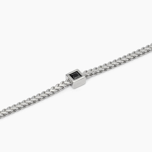 MABINA UOMO - Bracciale in argento con catena franco