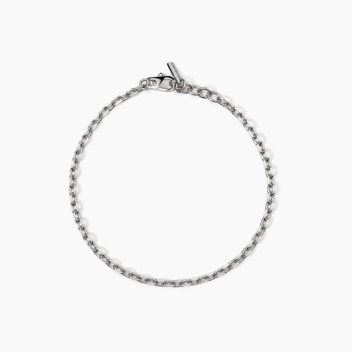 MABINA UOMO - Bracciale in argento con catena forzatina
