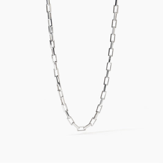 MABINA UOMO - Collana in argento con catena allungata