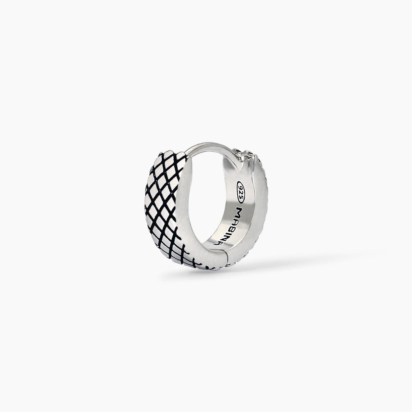 MABINA UOMO - Orecchino a cerchio in argento