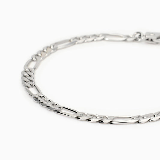 MABINA -Bracciale uomo in argento con catena