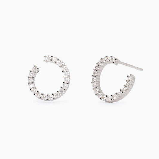 MABINA - Orecchini in argento con zirconi